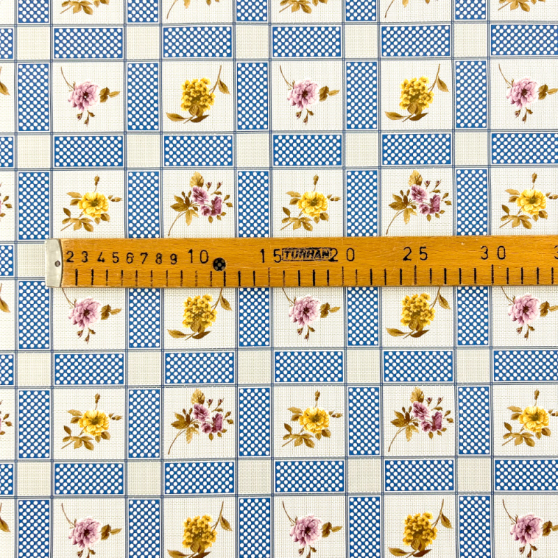 Ubrus PVC DC-680-modrý, Role 140cm x 20m