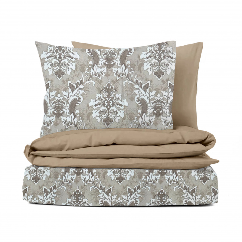 Ervi bavlněné povlečení oboustranné -  Versal béžové/béžové