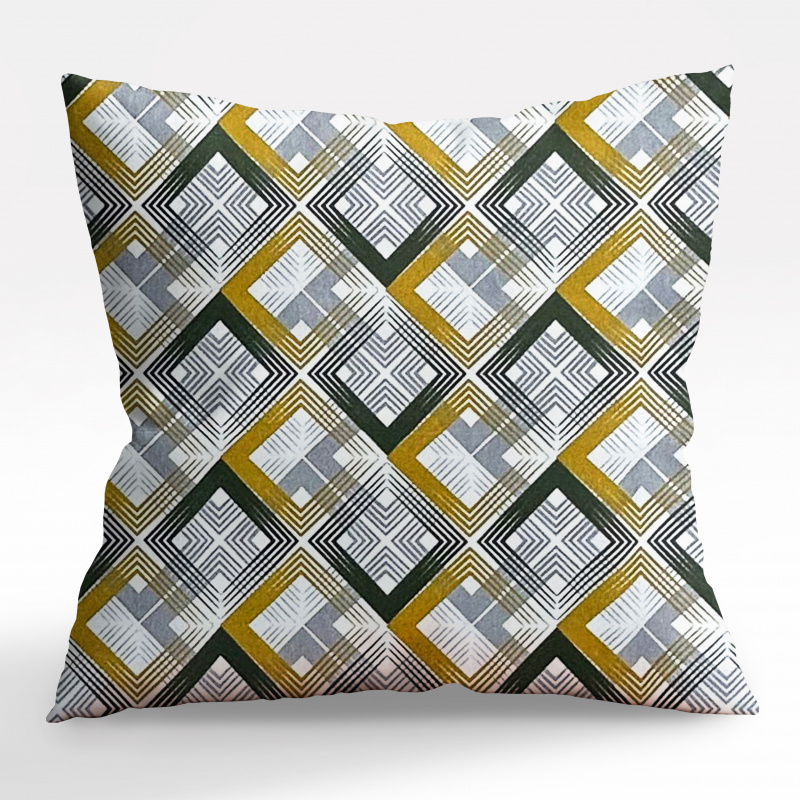 Ervi povlak na polštář bavlněný - Barevné kosočtverce