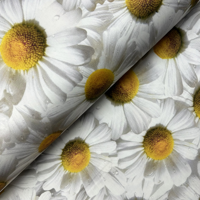 Ervi Bavlněná Satenová látka/plátno š.240cm - Heřmanek - 64, metráž