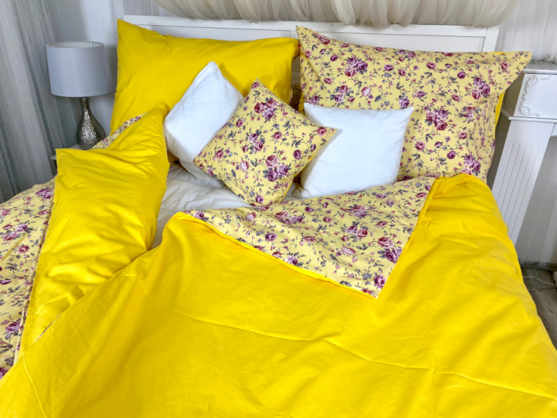 Ervi Bavlněná látka/plátno š.240cm jednobarevná látka žlutá č.195, metráž