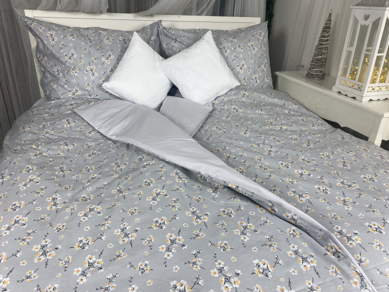 Ervi Bavlněná látka/plátno š.240cm jednobarevná světle šedá č.145, metráž