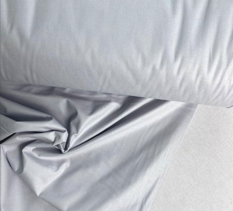 Ervi Bavlněná látka/plátno š.240cm jednobarevná světle šedá č.145, metráž