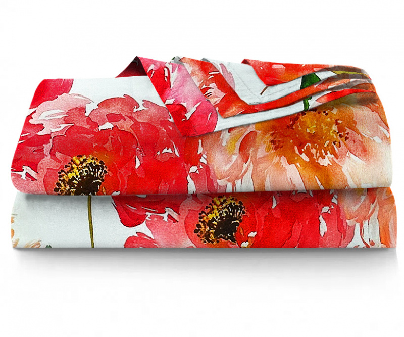 Ervi Saténové prostěradlo - Květinové léto