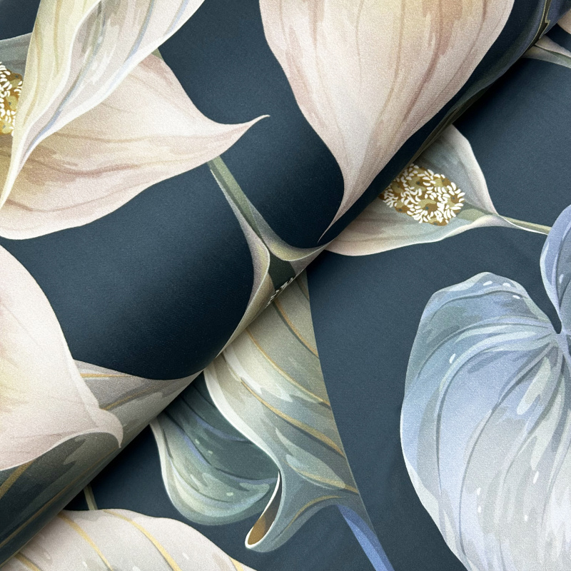 Ervi DELUXE Collection Saténové DUO povlečení - Exotické listy