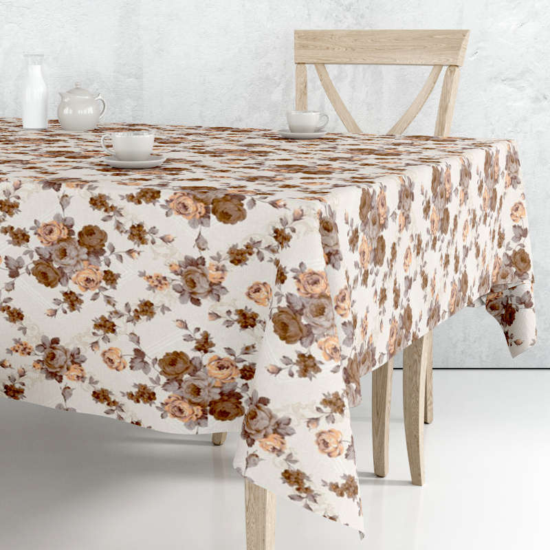 Ubrus PVC M-095B - Růže, metráž šířka 140cm