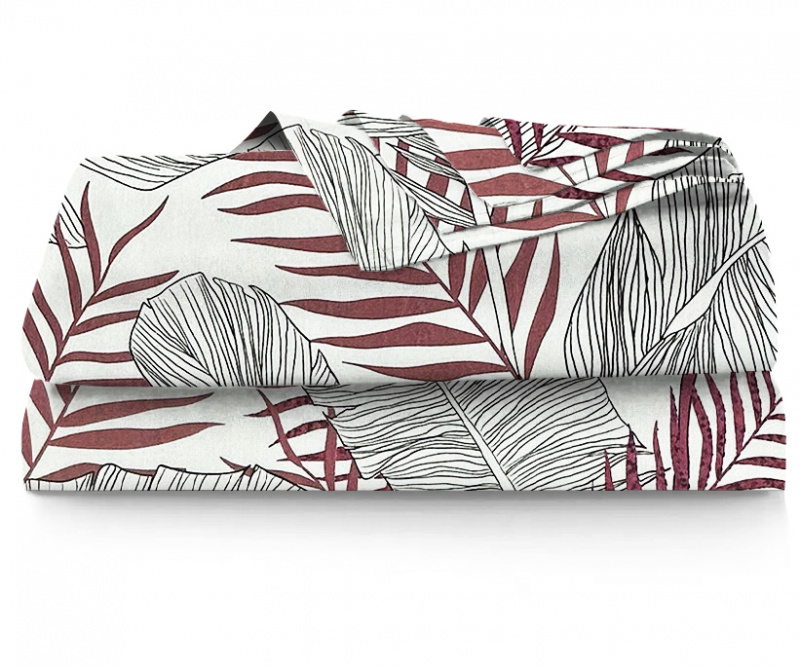 Ervi bavlněné prostěradlo - Exotický vzor