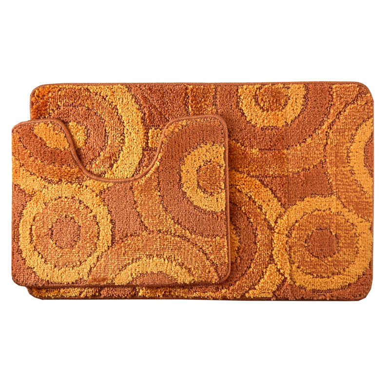 Koupelnová předložka oranžová CLC Comfort,2 set