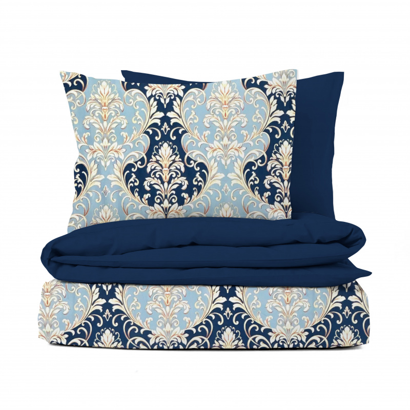 Ervi bavlněné povlečení oboustranné - orientální pohádka/tmavě modré