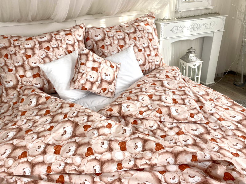 #Ervi bavlněné povlečení Medvídek Teddy 140x200 cm
