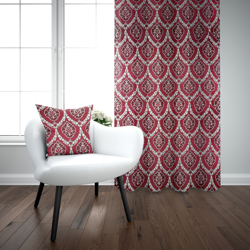 Ervi gobelínový termo závěs - Asetat 5001 bordo