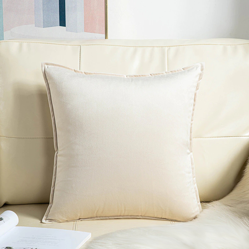 Dekorační/potahová látka Samet Rasel - smetanová