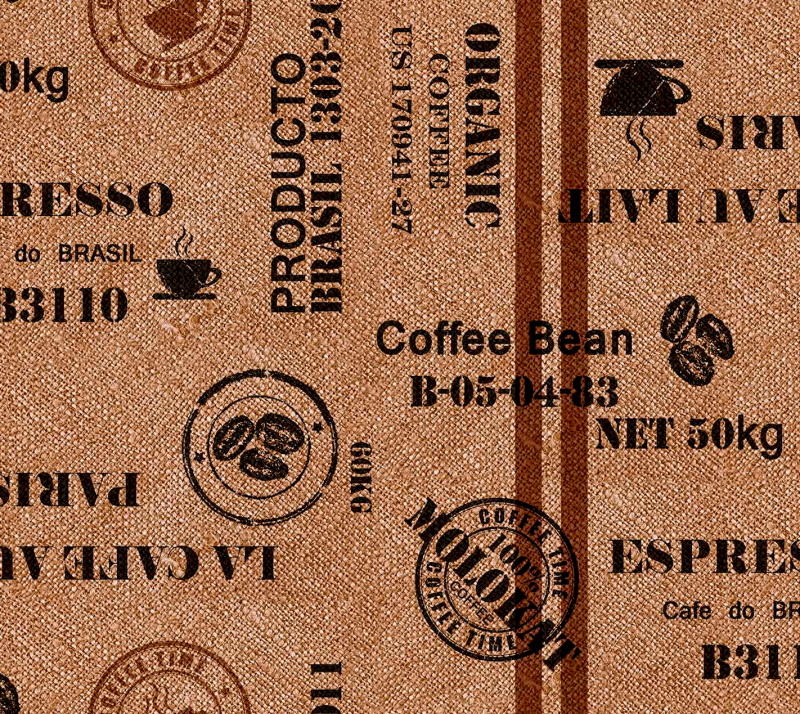 Ubrus PVC Mo-6039 - Coffee - Role 140cm x 20m