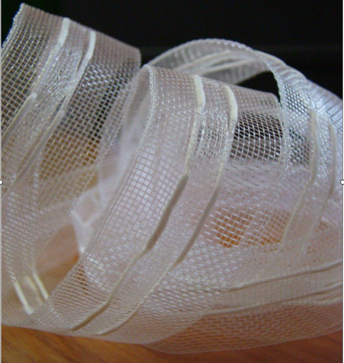 Řasící páska průhledná 25mm