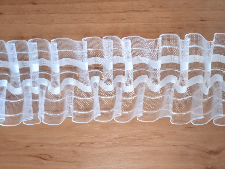 Řasící páska průhledná 60mm