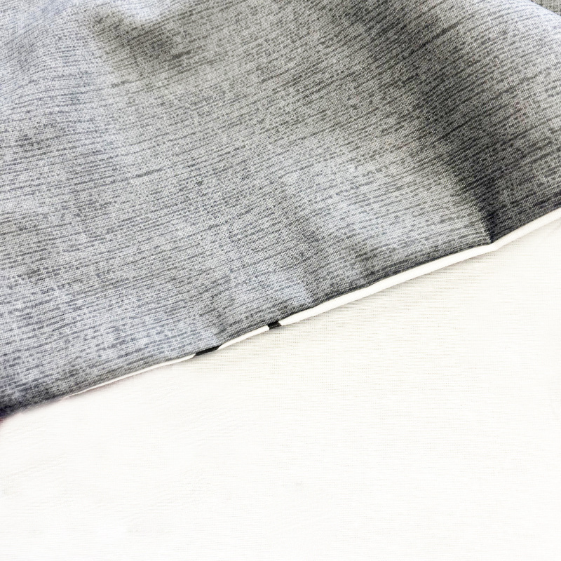 #Ervi bavlněné povlečení oboustranné - Barevné kosočtverce/šedé 140x200 cm