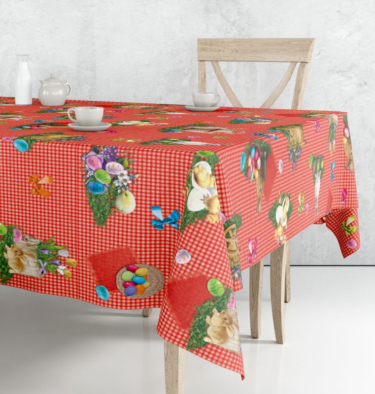 Ubrus PVC M-150E - Velikonoční metráž šířka 140cm