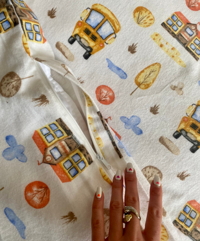 Flanelové povlečení - autobusy