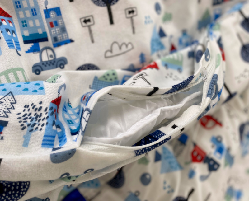 Ervi flanelové povlečení - Příběh ve městě