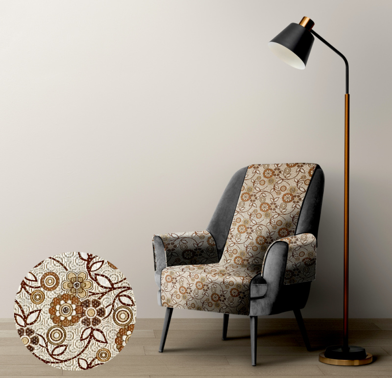 Ervi gobelínový přehoz na křeslo - Asetat 326