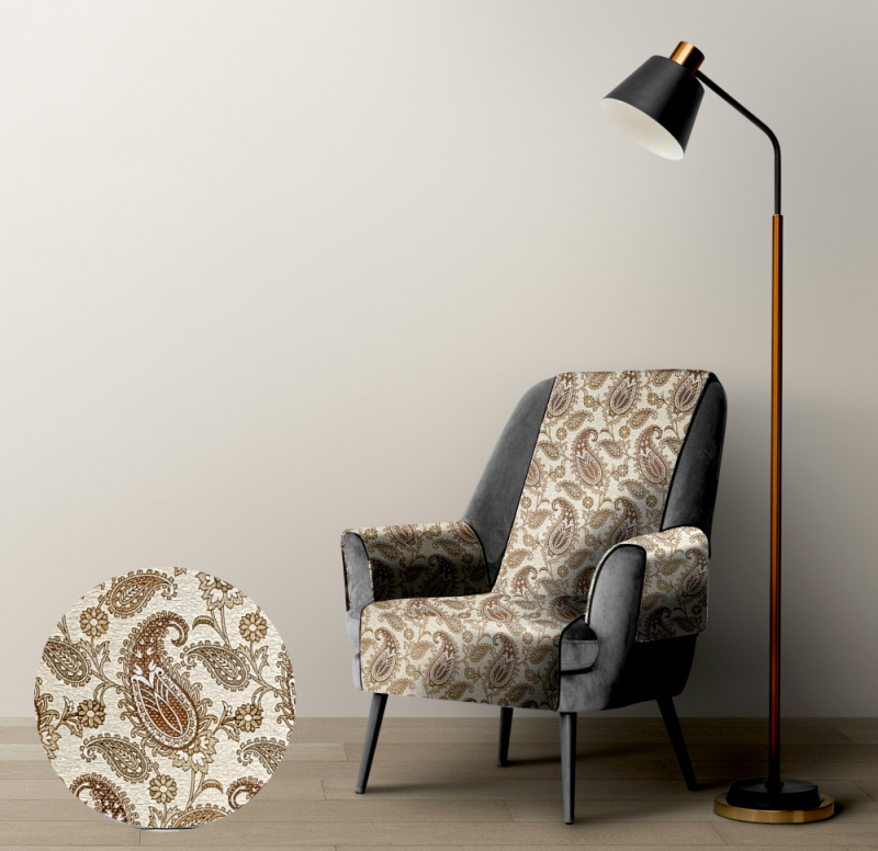 Ervi gobelínový přehoz na křeslo - Asetat 354