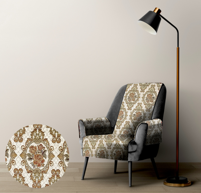 Ervi gobelínový přehoz na křeslo - Asetat 390