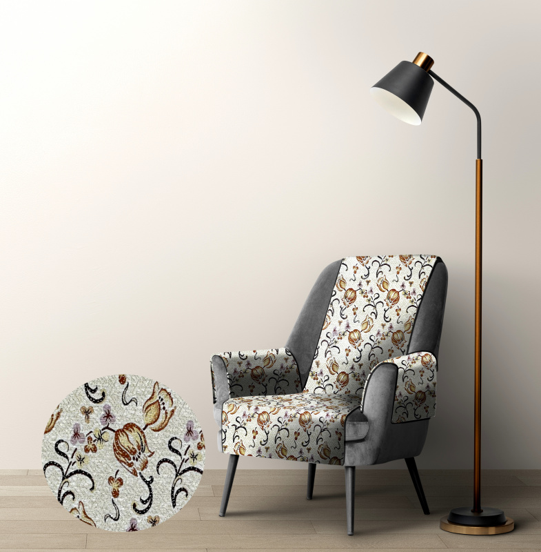 Ervi gobelínový přehoz na křeslo - Asetat 443