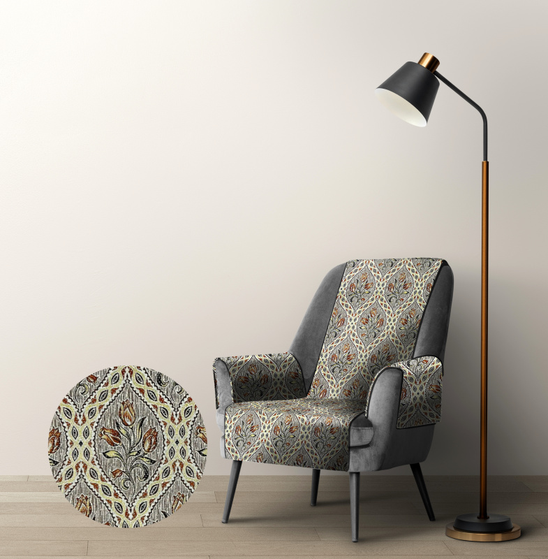 Ervi gobelínový přehoz na křeslo - Asetat 327