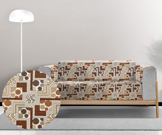 Ervi gobelínový  přehoz na sedačku/postel - Asetat 321