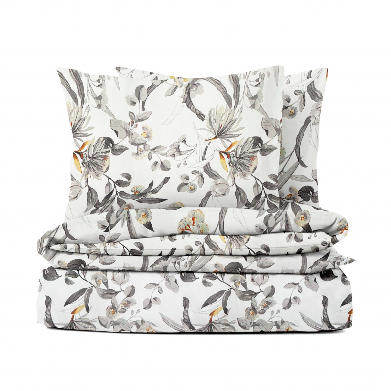 Ervi bavlněné povlečení - kvetoucí eukalyptus šedý