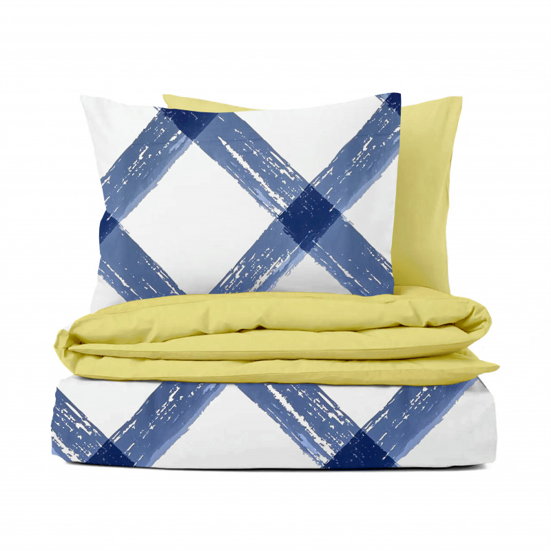 Ervi bavlněné povlečení oboustranné - Leonardo/žluté