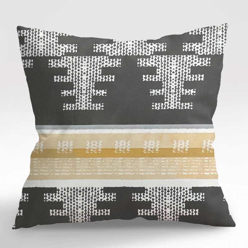 Ervi povlak na polštář bavlněný - Nordic šedý