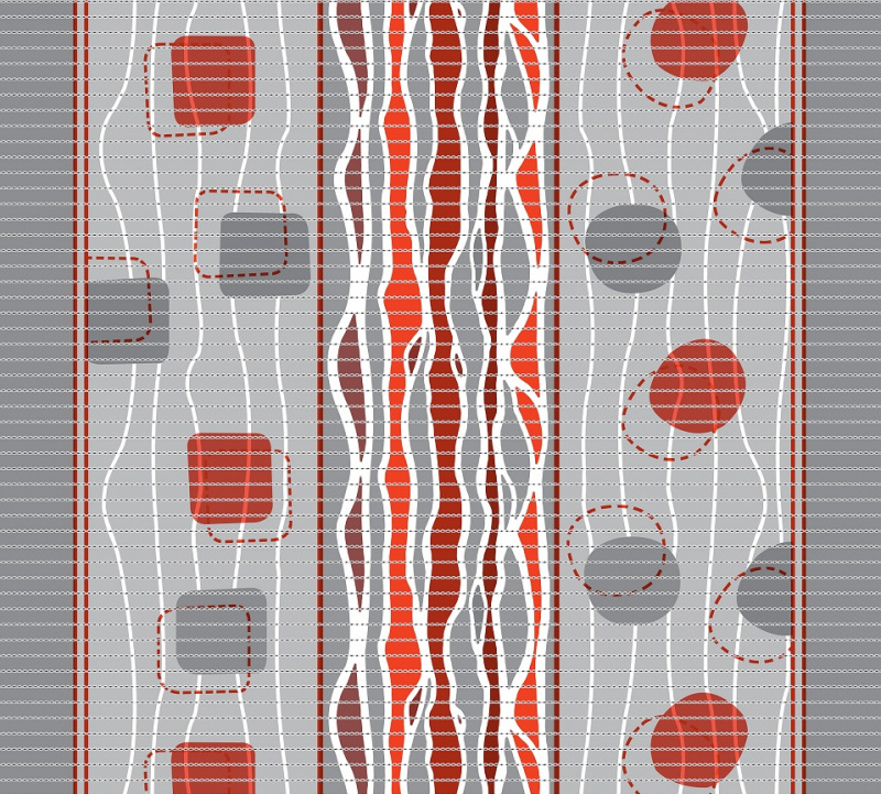 Role AquaNova koupelnová PVC předložka AQN-546C 65cm x 15m