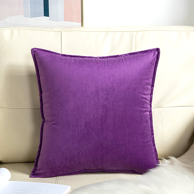 Povlak na polštář sametový Rasel (více barev)