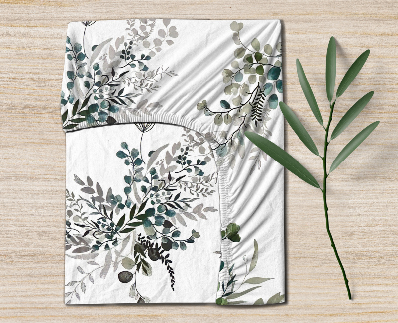 Ervi Bavlněné napínací prostěradlo - Zahrada Snov