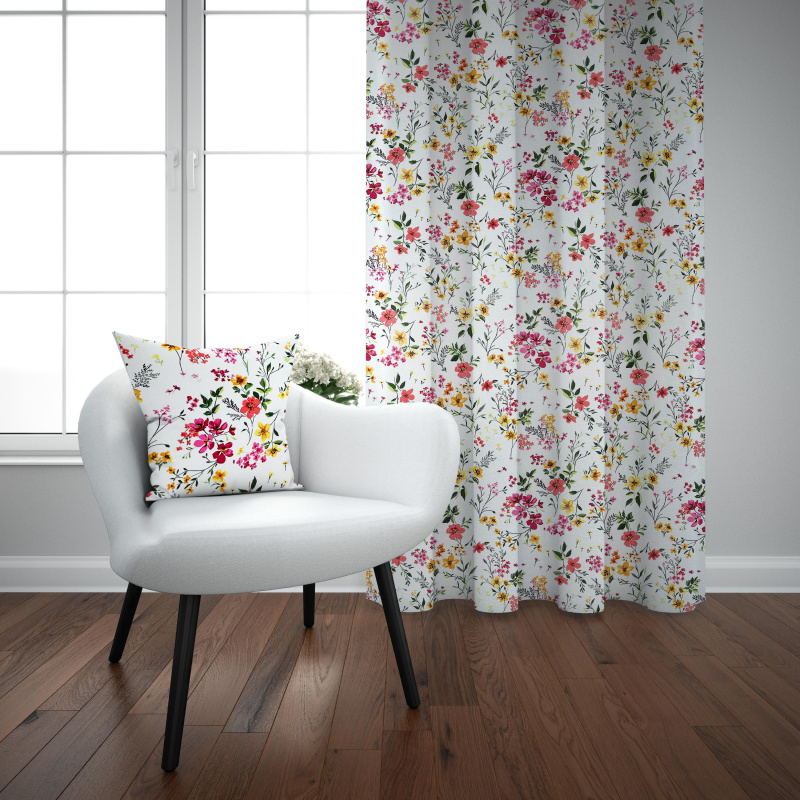 Ervi Bavlněný závěs - Sladký Rozkvet