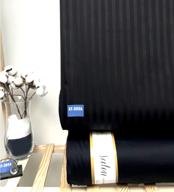 #Ervi Luxsusní Damaškové saténové bavlněné povlečení Černý diamant 140x220 cm