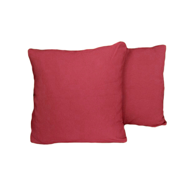 Sada dekoračních povlaků na polštář 40x40-bordo, 2ks