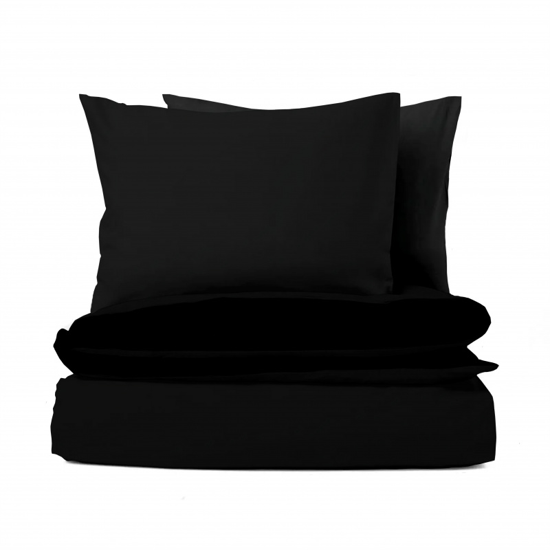 #Ervi bavlněné povlečení - černé 140x200 cm