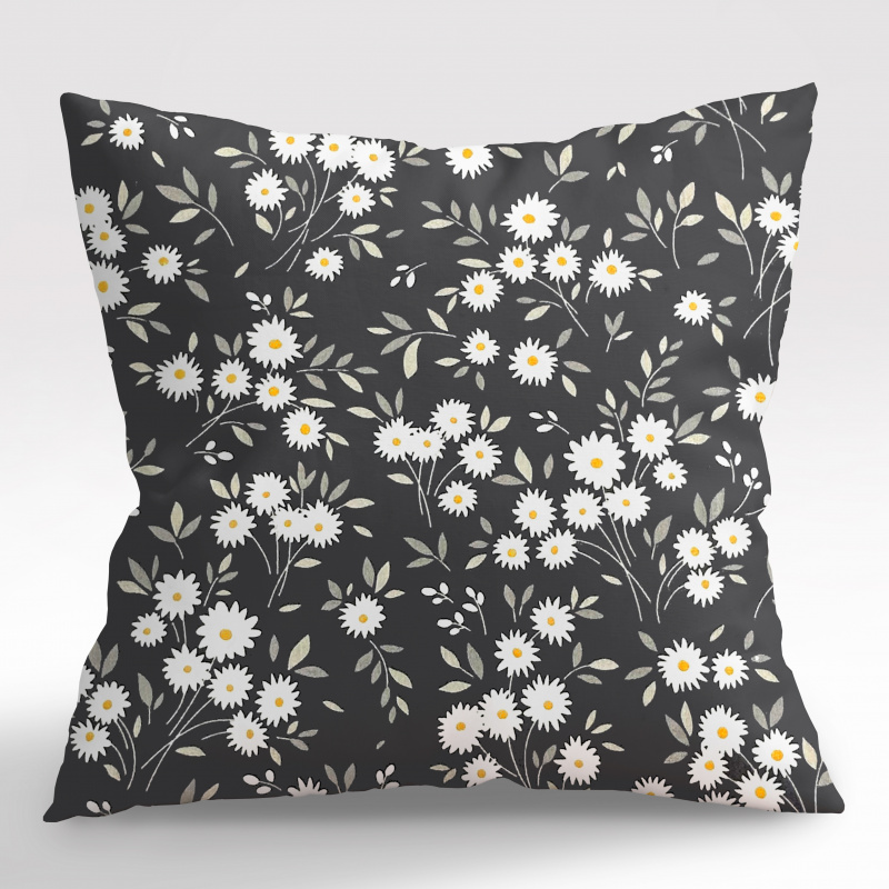 Ervi povlak na polštář Bavlněný - kytice sedmikrásek