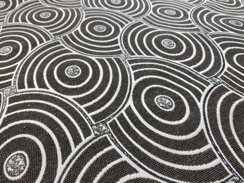 Ervi povlak na polštář gobelínový Cin 199 -  bílá káva