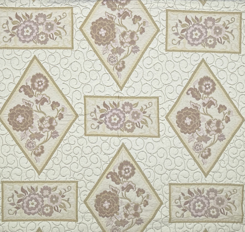 Přehoz na postel - hnědý vzor 150x220cm