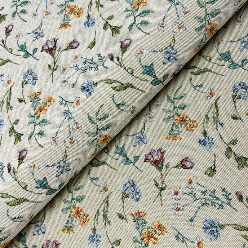 Ervi Gobelínový ubrus na stůl čtvercový - Divoké kvítí