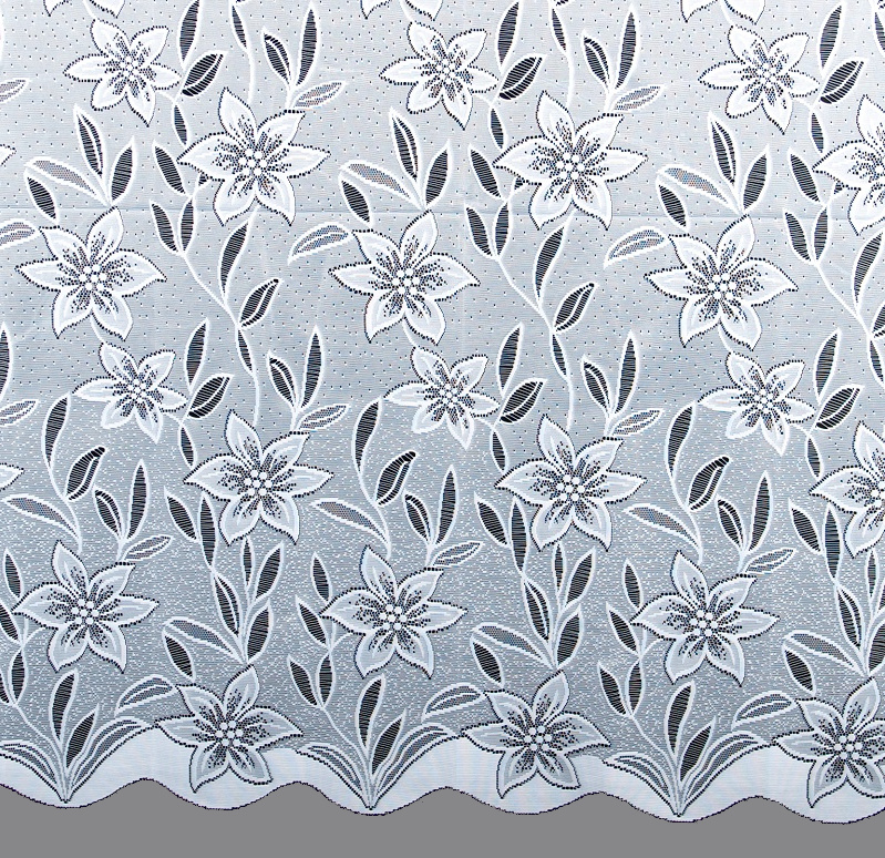 #Záclona bílá 4644, metráž 180x160 cm