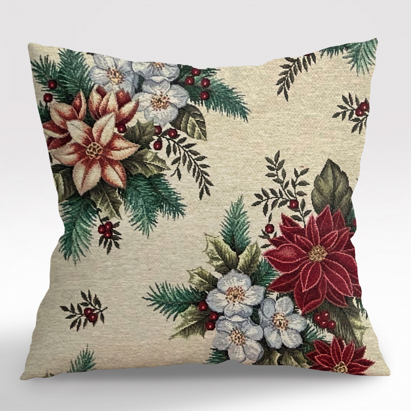 Ervi povlak na polštář Gobelínový - Přírodní vánoční harmonie 3