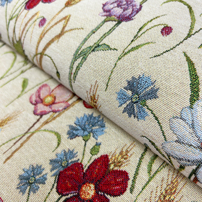 280cm Dekorační/potahová Gobelínová látka šířka - Divoké pole