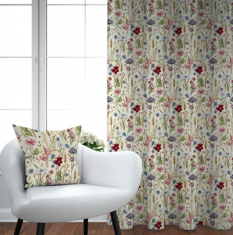 Ervi Gobelínový zatemňovací termo závěs - Divoké pole