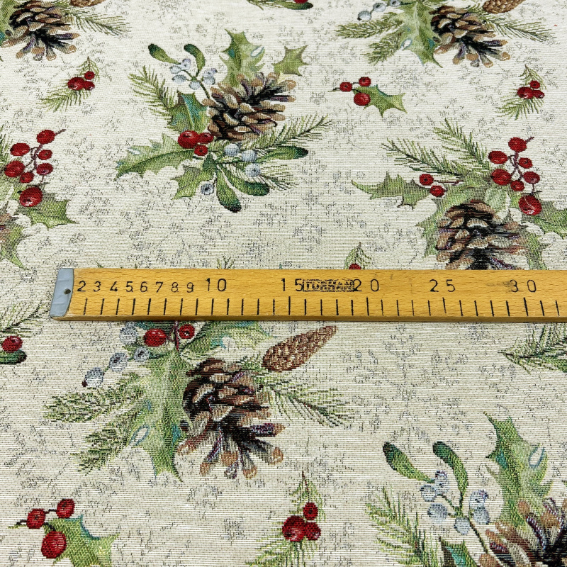 Ervi povlak na polštář Gobelínový - Kouzlo vánočních květin - kopie