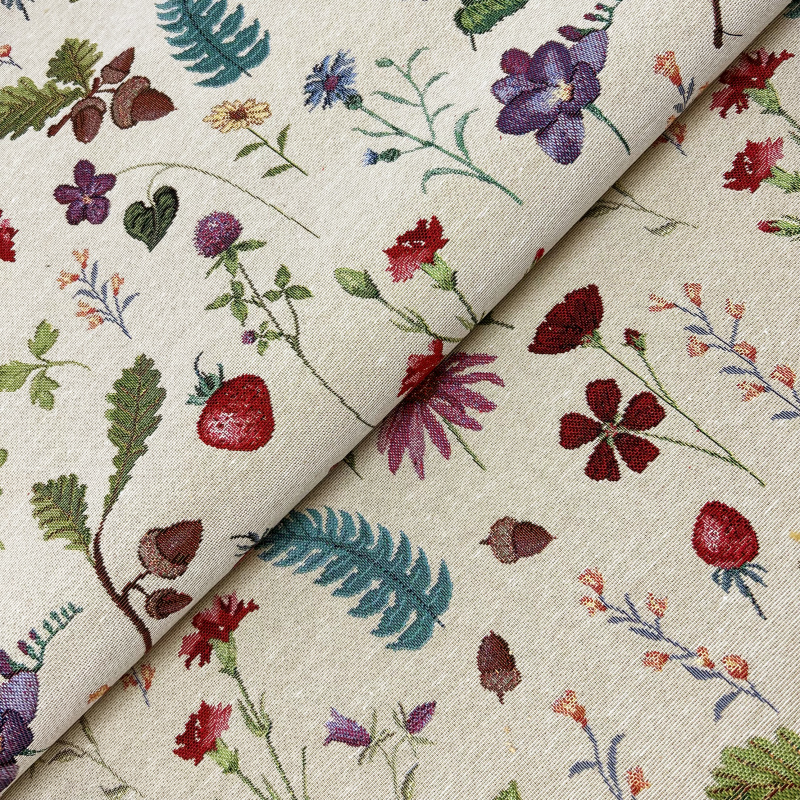 Ervi Gobelínový ubrus na stůl čtvercový - Lesní sen