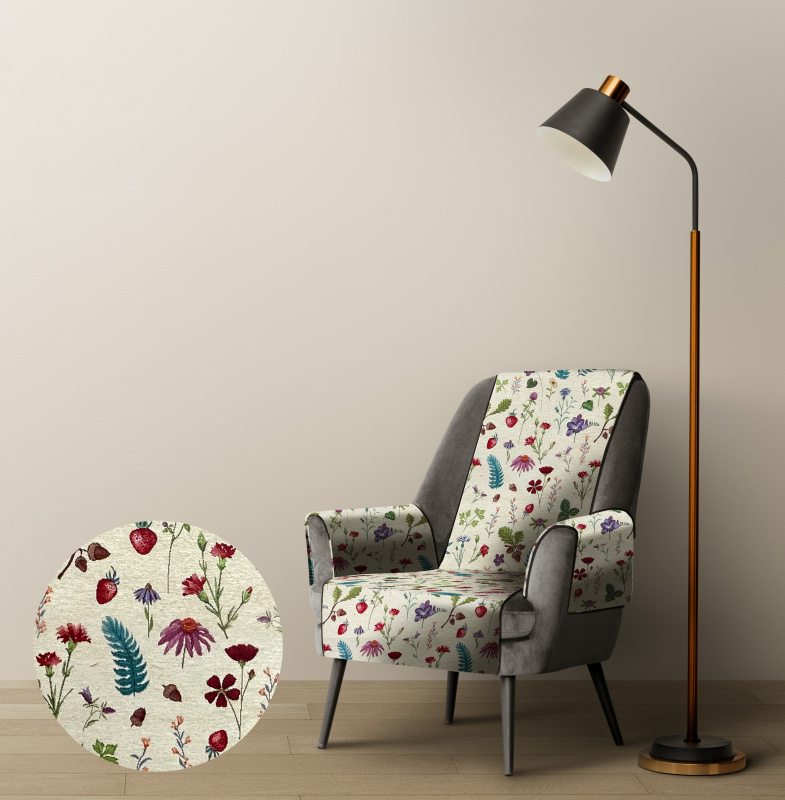 Ervi Gobelínový přehoz na křeslo - Lesní sen